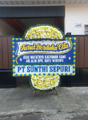 Papan Bunga Duka di Gendereh