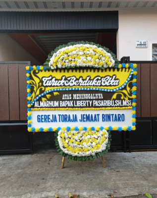 Papan Bunga Duka di Gendereh